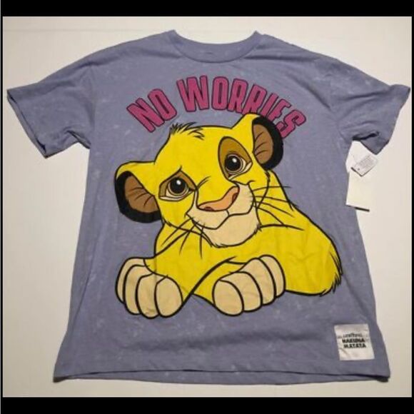 Simba Tshirt The Lion King Womens Medium Juniors - Picture 1 of 3